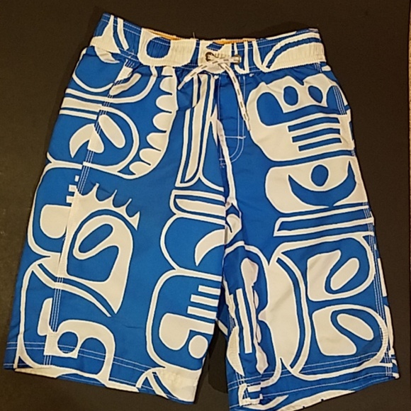 boys slim swim trunks